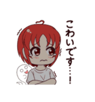 赤い髪の元気な女の子（個別スタンプ：25）