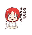 赤い髪の元気な女の子（個別スタンプ：27）