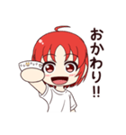 赤い髪の元気な女の子（個別スタンプ：30）
