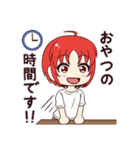 赤い髪の元気な女の子（個別スタンプ：32）