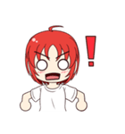 赤い髪の元気な女の子（個別スタンプ：39）