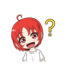 赤い髪の元気な女の子（個別スタンプ：40）