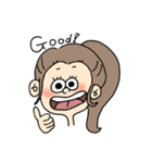 ぱちくりちゃん（個別スタンプ：2）
