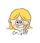 ぱちくりちゃん（個別スタンプ：5）