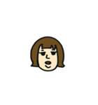 うちのぬこ様と主（個別スタンプ：8）