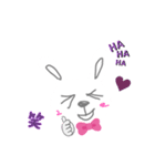 ぷにぷにうさちゃん（個別スタンプ：6）