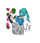 メンヘラっ子てこちゃん（個別スタンプ：1）