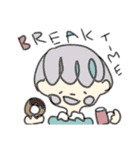 つぶの女の子スタンプその4（個別スタンプ：1）