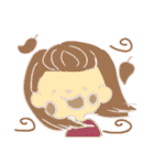 つぶの女の子スタンプその4（個別スタンプ：3）