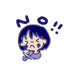 つぶの女の子スタンプその4（個別スタンプ：7）