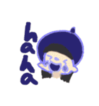つぶの女の子スタンプその4（個別スタンプ：8）