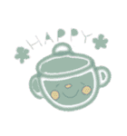 つぶの女の子スタンプその4（個別スタンプ：9）