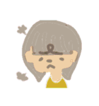 つぶの女の子スタンプその4（個別スタンプ：10）