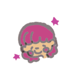つぶの女の子スタンプその4（個別スタンプ：11）