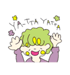 つぶの女の子スタンプその4（個別スタンプ：19）