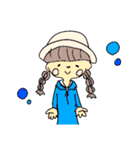 つぶの女の子スタンプその4（個別スタンプ：22）