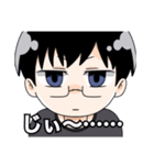 めがねくんのすたんぷ〜だいいちだん〜（個別スタンプ：3）