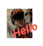 赤いお腹のイモリくんとイモリちゃん（個別スタンプ：22）