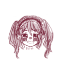 淡めいど（個別スタンプ：3）