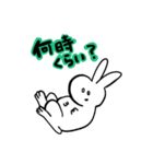 坊主くんとうさぎ（個別スタンプ：13）