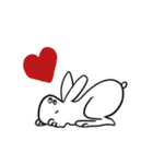 坊主くんとうさぎ（個別スタンプ：22）