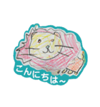 あかりちゃんお絵描き！（個別スタンプ：9）