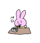シャカリキウサギさん（個別スタンプ：19）