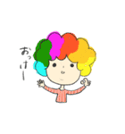アフロのかーくん(普段（個別スタンプ：3）