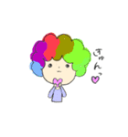アフロのかーくん(普段（個別スタンプ：7）