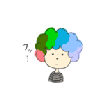 アフロのかーくん(普段（個別スタンプ：9）