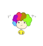 アフロのかーくん(普段（個別スタンプ：11）