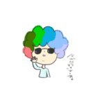 アフロのかーくん(普段（個別スタンプ：15）