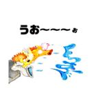 ゾウ キリン ネズミ アザラシ トラ 動物達（個別スタンプ：15）