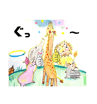 ゾウ キリン ネズミ アザラシ トラ 動物達（個別スタンプ：22）