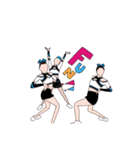 Cheerleaders 2 (Go Blue)（個別スタンプ：1）