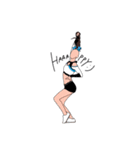 Cheerleaders 2 (Go Blue)（個別スタンプ：2）