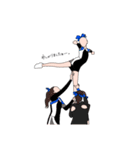 Cheerleaders 2 (Go Blue)（個別スタンプ：4）