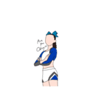 Cheerleaders 2 (Go Blue)（個別スタンプ：5）