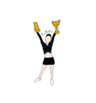 Cheerleaders 2 (Go Blue)（個別スタンプ：10）