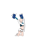 Cheerleaders 2 (Go Blue)（個別スタンプ：12）