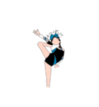 Cheerleaders 2 (Go Blue)（個別スタンプ：17）