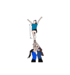 Cheerleaders 2 (Go Blue)（個別スタンプ：19）