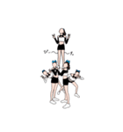 Cheerleaders 2 (Go Blue)（個別スタンプ：21）