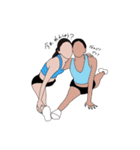 Cheerleaders 2 (Go Blue)（個別スタンプ：22）