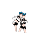 Cheerleaders 2 (Go Blue)（個別スタンプ：23）