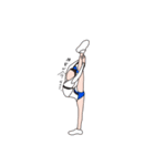 Cheerleaders 2 (Go Blue)（個別スタンプ：24）