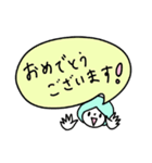 お祈りガール（個別スタンプ：3）