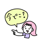 お祈りガール（個別スタンプ：8）