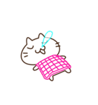 ［LINEスタンプの日］しろねこくん LOVE（個別スタンプ：19）