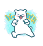 ハッピーホワイトベアスタンプ（個別スタンプ：36）